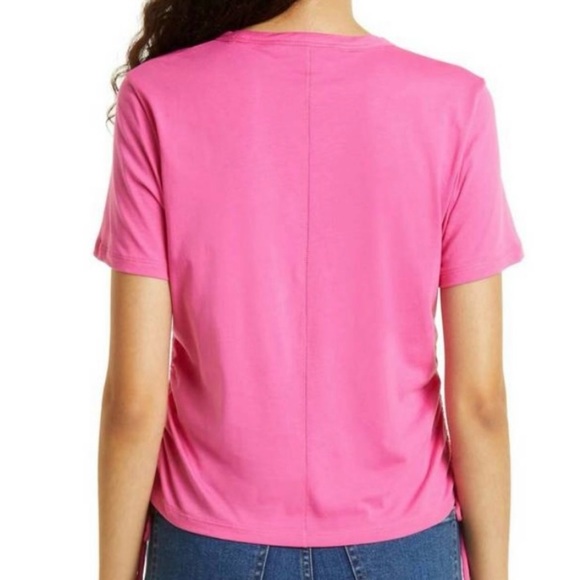 Veronica Beard | Crewneck | Short Sleeve | Tazi Tee |Crop Top - Picture 12 of 13